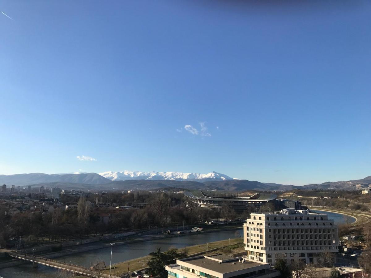 Blue Sky Leilighet Skopje Eksteriør bilde
